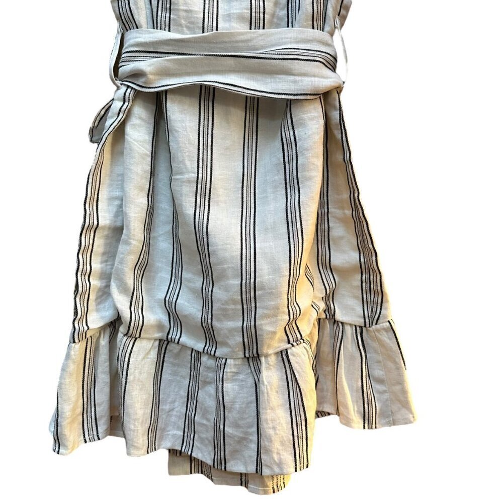 Annabelle The‎ Collection 100% Linen Dress Striped Layered Women's Size XS - Picture 6 of 10